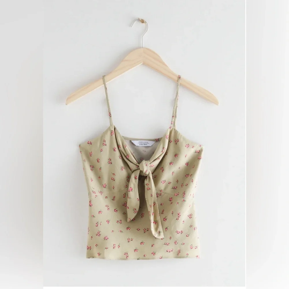 & OTHER STORIES Front Tie Top